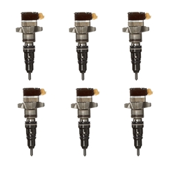 1995-2004 CAT 3126B HEUI DIESEL FUEL INJECTOR SET OF 6 - OR9350