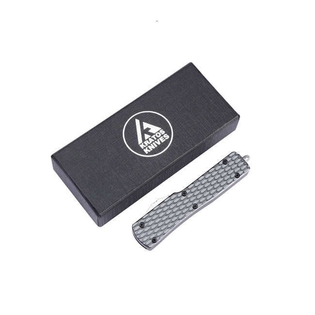 KRATOS TX-HORNET Mini OTF Auto Tanto Blade EDC Pocket Knife